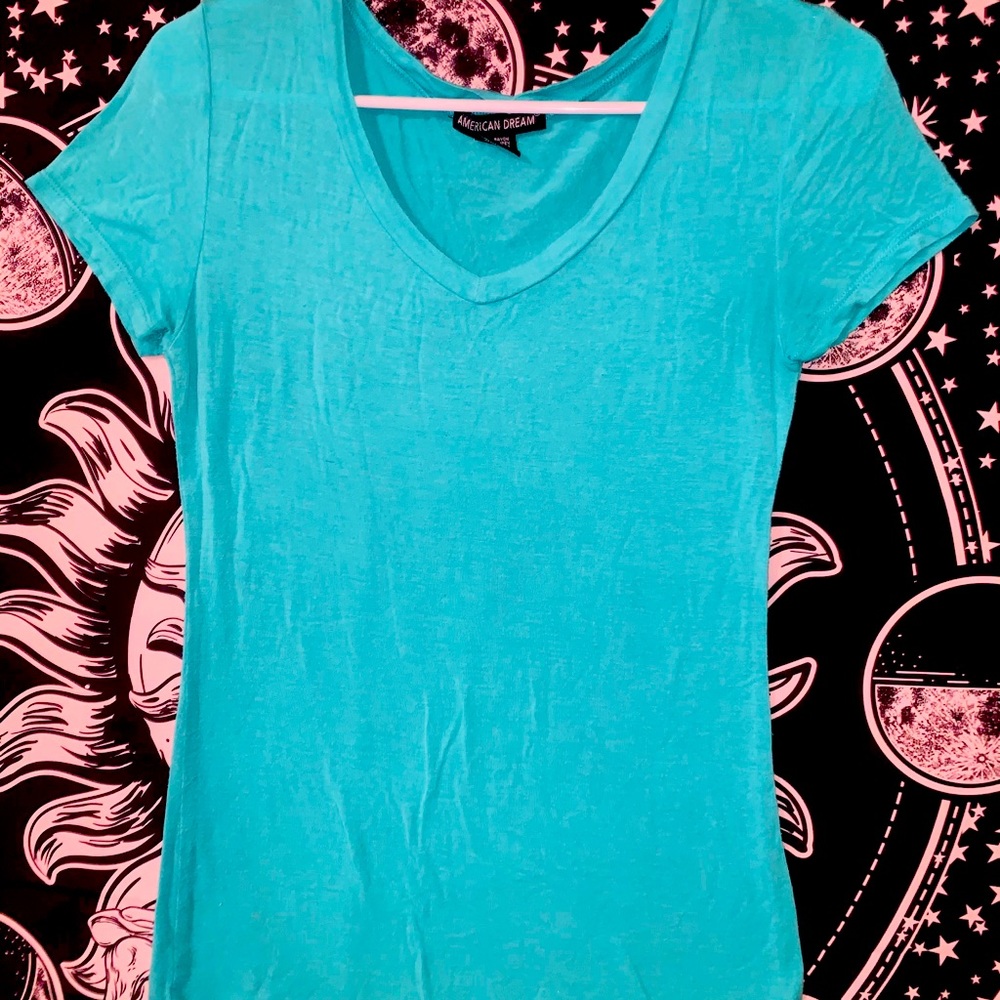 Teal tee